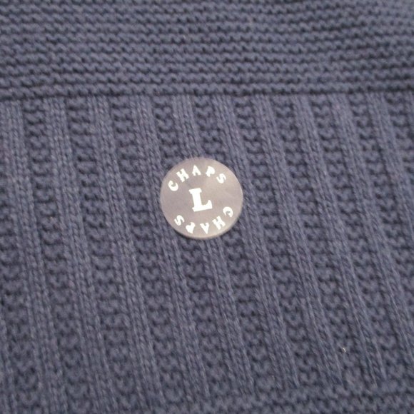 Chap Ralph Lauren 1/4 Zip Pullover Sweater Navy Blue NWT - Picture 6 of 7